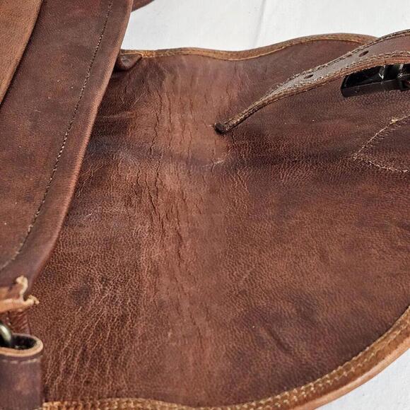 Satchel and Fable Handmade Women Vintage Style Genuine Lux Leather Shoulder Bag - Picture 2 of 12